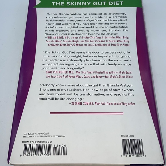 The Skinny Gut Diet - by Brenda Watson with Leonard Smith, MD - Picture 2 of 5